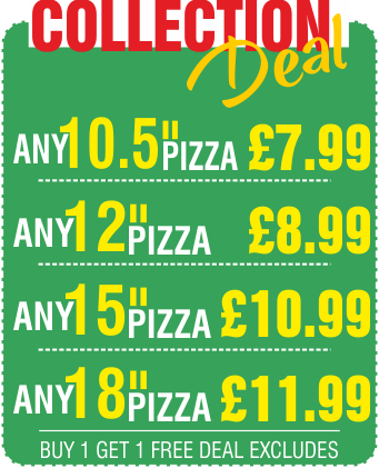 Collection Deal Any 12" Pizza