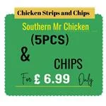 Chicken Strips (5 pcs) & Chips