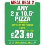 Meal Deal 2 - 12"