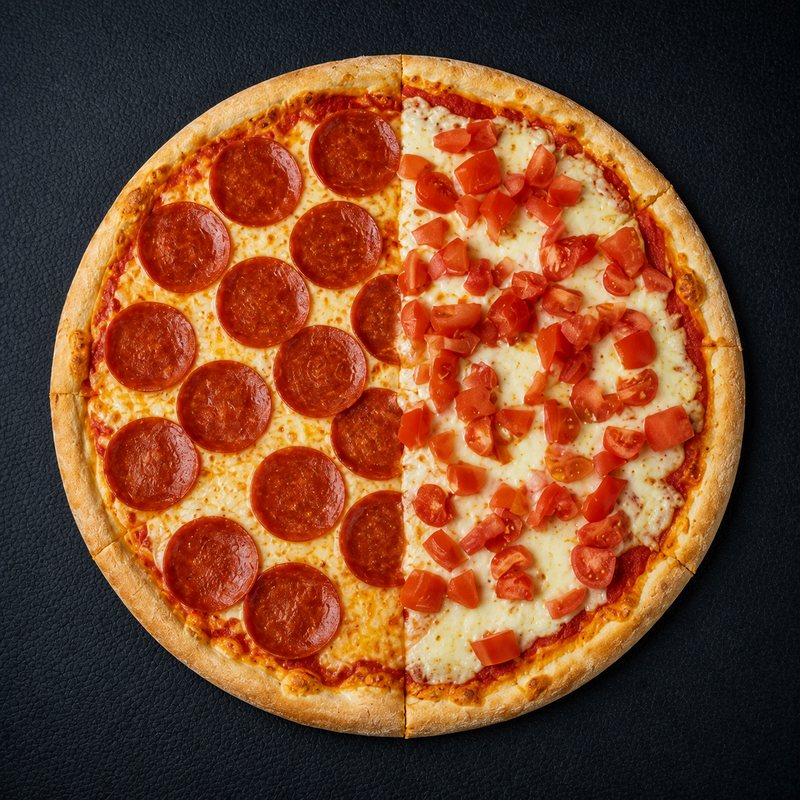 Half & Half Pizza